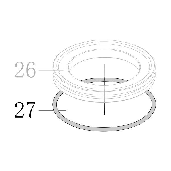 Запчасть B08-074400310 Кольцо уплотнительное 74.4X3.1 CN55-27 CN130-20 CN100B-20