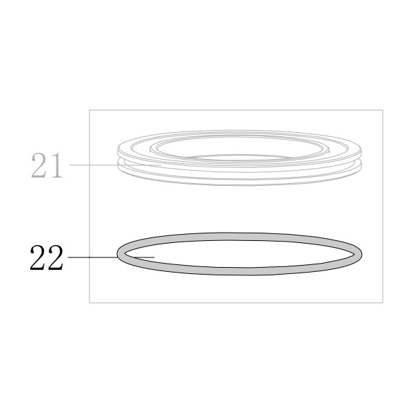Запчасть B08-092000300 Кольцо уплотнительное 92X3 CN90-22