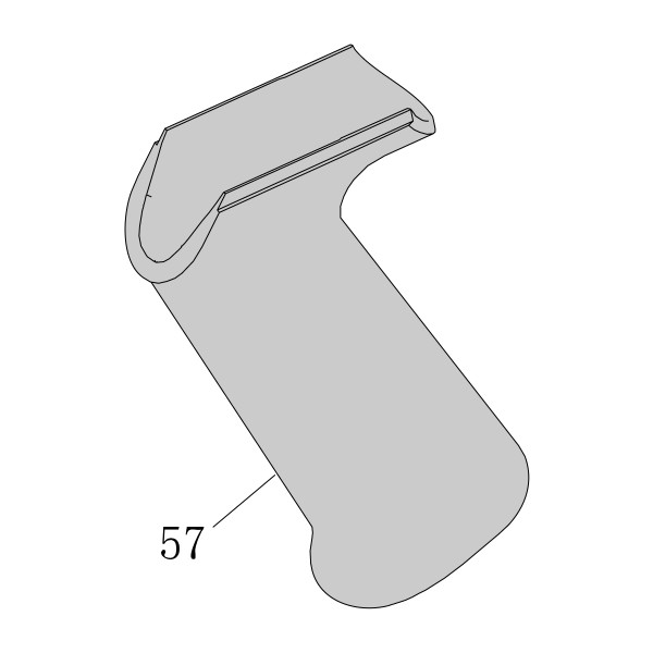 Запчасть GG12A Насадка рукоятки SC7C-I2-57 SC7E-I2-57 SC760C-I2-57 SC77XE-62
