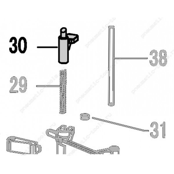 Запчасть 210 160 LATCH Защелка CN70R-30