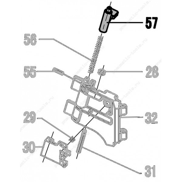 Запчасть 210 700 LATCH Защелка CN55R-57