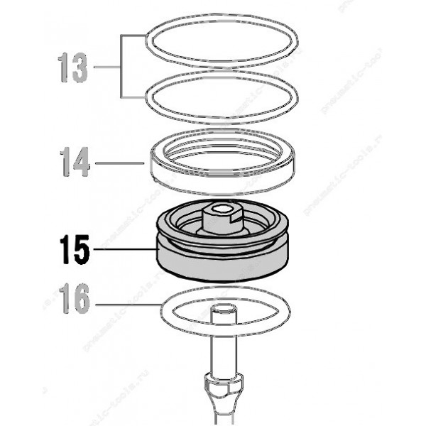 Запчасть 310 570 MAIN PISTON Поршень Бойка CN100R-15