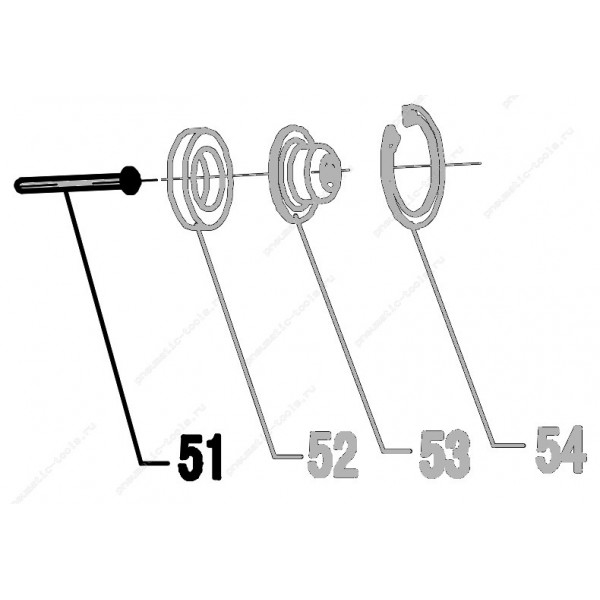 Запчасть 320 280 SPRING GUIDE Направляющая пружины CN55R-51