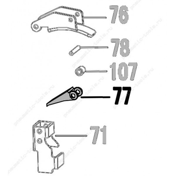 Запчасть 320 560 CONTACT PLATE Контактная планка CN55R-62 CN57R-56 CN70R-71 CN80R-77 CN90R-77 CN100R-73