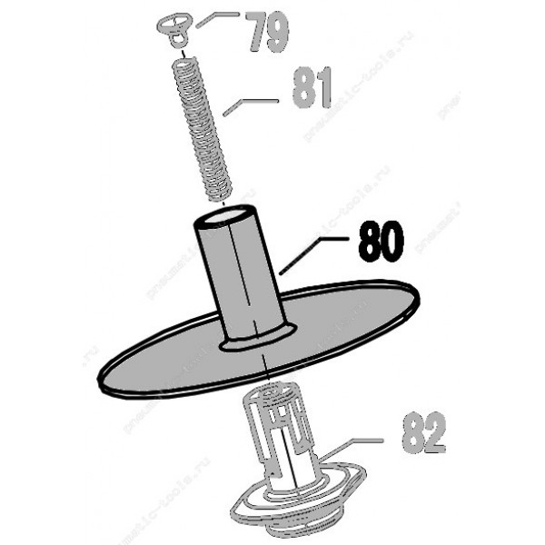 Запчасть 320 690 NAIL SUPPORT PLATE Опорная консоль CN70R-80