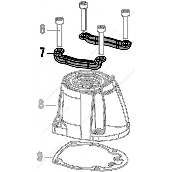 Запчасть 320 910 SIDE PROTECTOR Боковая скоба N851R-7