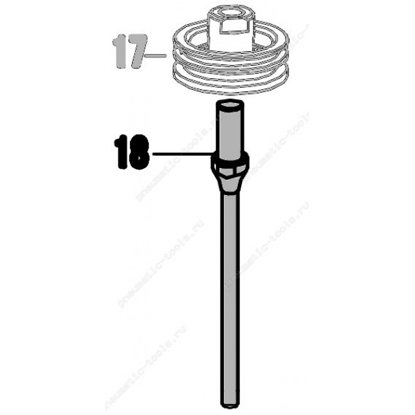 Запчасть 321 410 DRIVER BLADE Боек без поршня CN55R-18