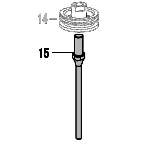 Запчасть 322 240 DRIVER BLADE Боек без поршня CN57R-15