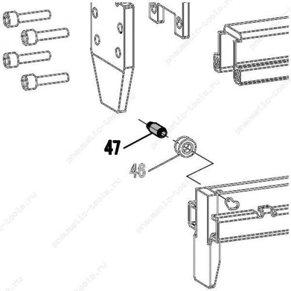 Запчасть 322 670 PIN Штифт 8016R-47