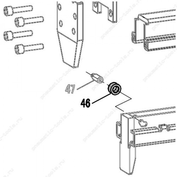 Запчасть 322 750 PULLEY Втулка 8016R-46