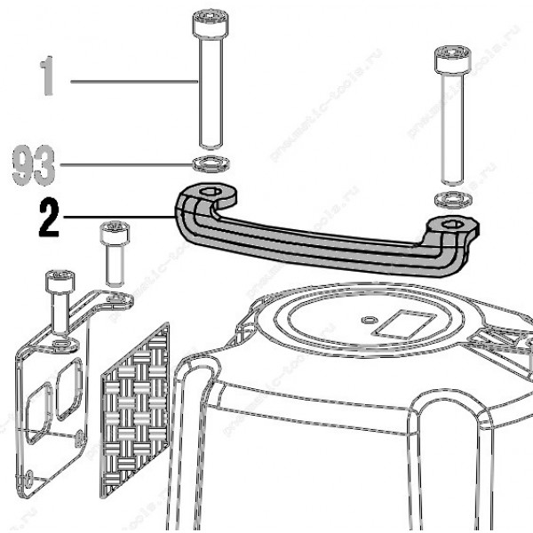 Запчасть 322 970 SIDE PROTECTOR Боковая скоба CN100R-2