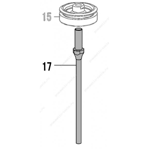 Запчасть 323 010 DRIVER BLADE Боек без поршня CN100R-17