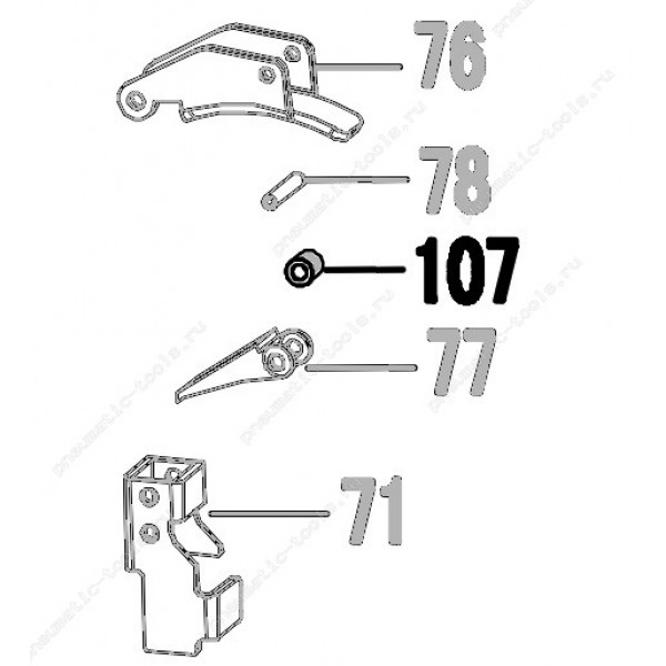 Запчасть 324 520 TRIGGER SLEEVE Втулка курка CN55R-102 CN57R-94 CN70R-97 CN80R-107 CN90R-107 CN100R-95