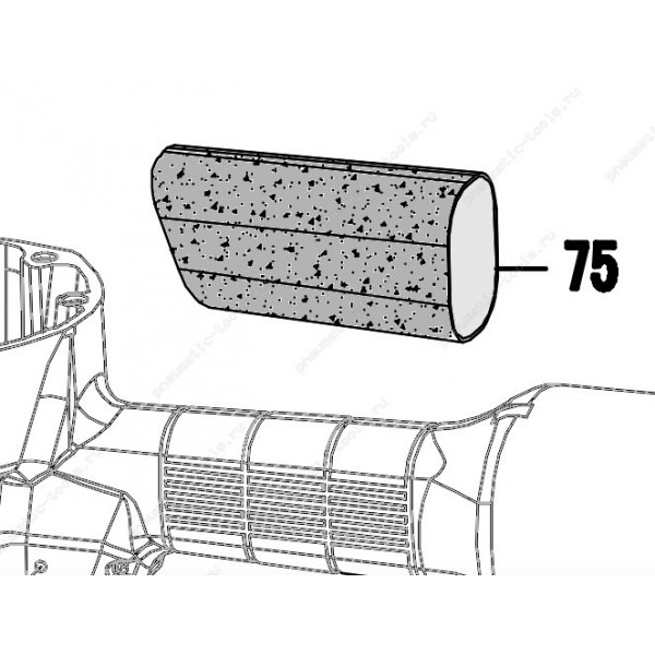 Запчасть 410 140 HANDLE GRIP Насадка рукоятки N5023R-24 N5024R-24 CN55R-65 CN70R-69 CN80R-75 CN90R-75 CN90B-38 CN100R-75 NT65R-45