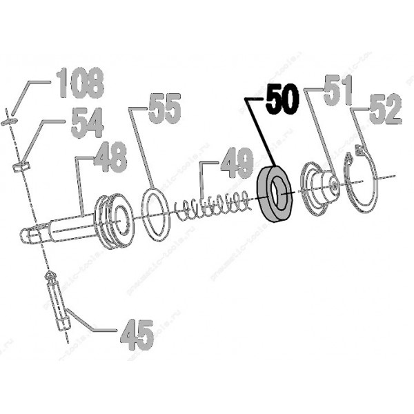 Запчасть 410 150 FEED PISTON BUMPER Бампер толкателя CN80R-50 CN90R-50 CN90B-94