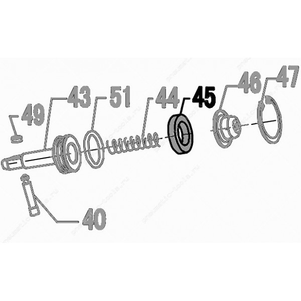 Запчасть 410 180 FEED PISTON BUMPER Бампер толкателя CN70R-45