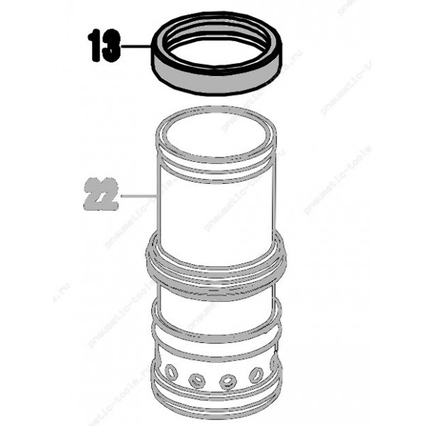 Запчасть 410 220 CYLINDER SEALING RING Уплотнительное кольцо CN55R-13 CN57R-16