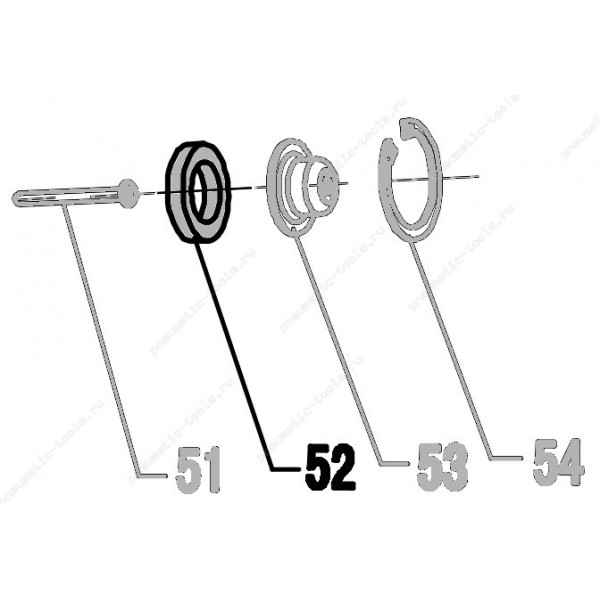 Запчасть 410 440 FEED PISTON BUMPER Бампер толкателя CN55R-52