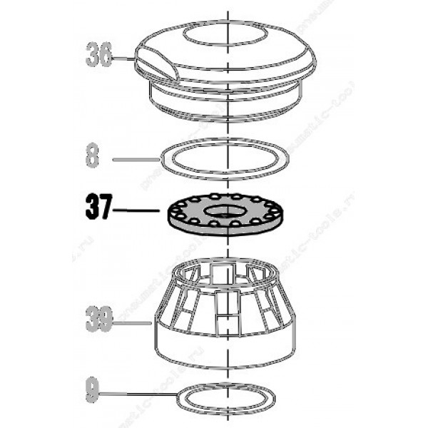 Запчасть 410 610 DAMPER Демпфер 8016R-37