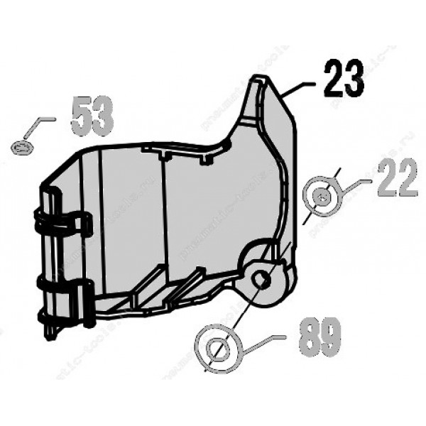 Запчасть 420 390 GUARD COVER Крышка защитная CN70R-23