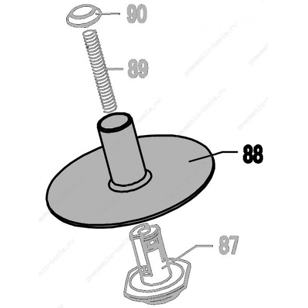 Запчасть 420 850 NAIL SUPPORT PLATE Опорная консоль CN55R-88