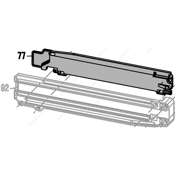 Запчасть 421 250 MAGAZINE COVER Крышка магазина N851R-77