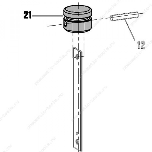 Запчасть 421 430 PISTON Поршень Бойка 8016R-21