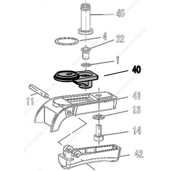 Запчасть 421 450 VALVE GASKET Прокладка клапана 8016R-40