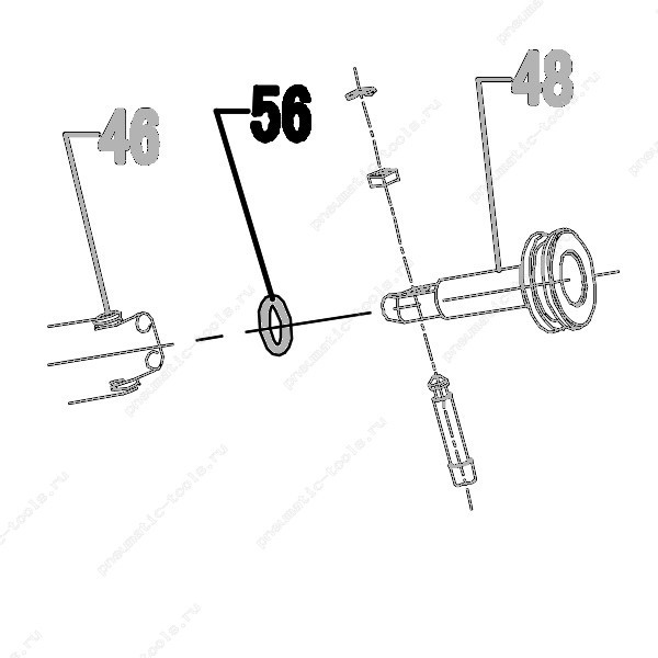 Запчасть 510 320 O-RING 10X2.65 Кольцо уплотнительное CN55R-47 CN70R-50 CN80R-56 CN90R-56 CN90B-27 CN90B-88 CN100R-44