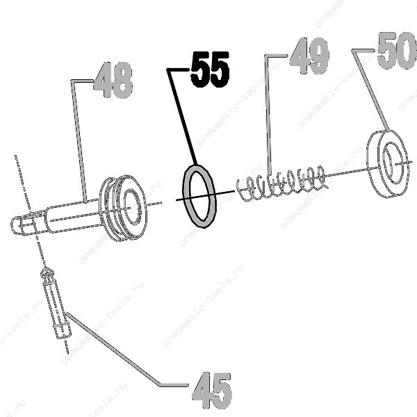 Запчасть 510 430 O-RING 20X2.65 Кольцо уплотнительное CN55R-48 CN70R-51 CN80R-55 CN90R-55 CN90B-91