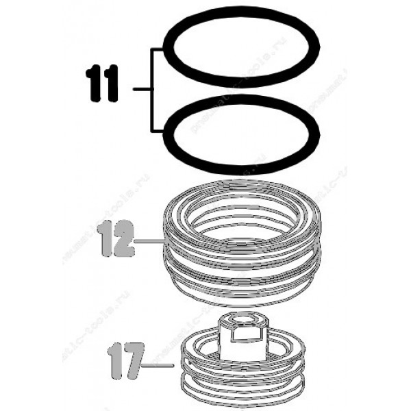 Запчасть 510 700 O-RING  53X2.65 Кольцо уплотнительное CN55R-11 CN57R-10