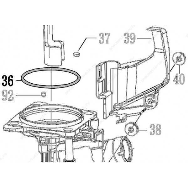 Запчасть 511 210 O-RING 76.5X2.6 Кольцо уплотнительное CN100R-36