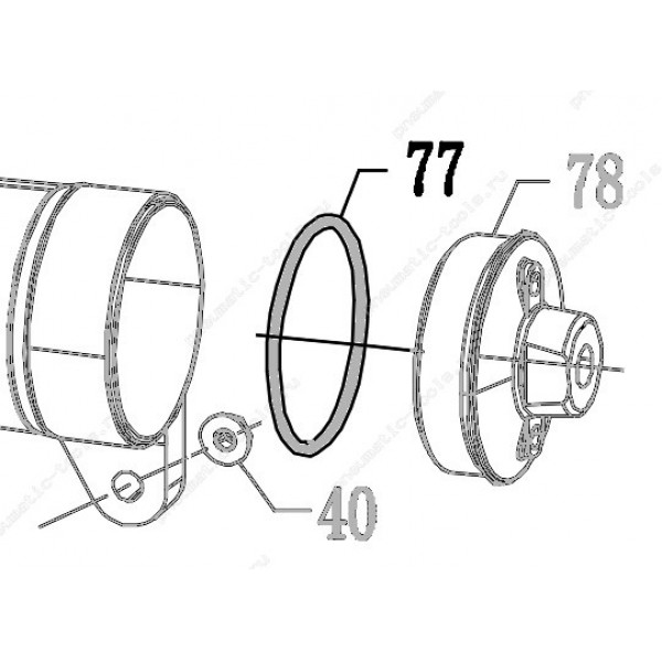 Запчасть 511 230 O-RING 45X3.2 Кольцо уплотнительное CN100R-77