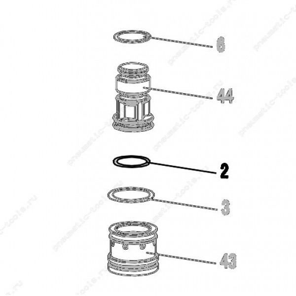 Запчасть 512 100 (511100) O-RING 12.4X1.78 (12.2X1.75) Кольцо уплотнительное 8016R-2