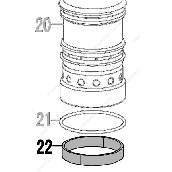 Запчасть 520 110 CYLINDER SEAL Прокладка цилиндра CN70R-17 CN80R-22 CN90R-22