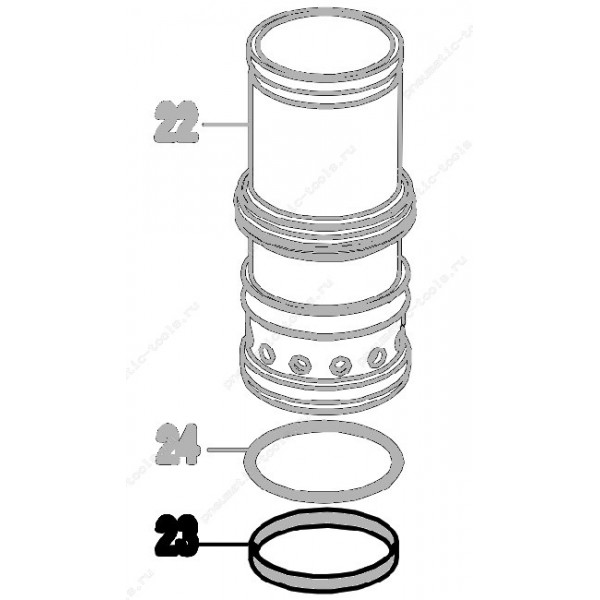 Запчасть 520 130 CYLINDER SEAL Прокладка цилиндра CN55R-23 CN57R-19 N851R-24