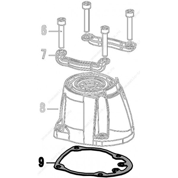 Запчасть 520 290 GASKET Прокладка крышки N851R-9