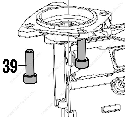 Запчасть 610 300 (40444) BOLT  M8X25 (Loctite) Болт с герметиком CN70R-34 CN80R-39 CN90R-39