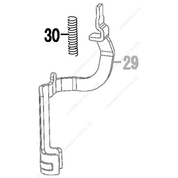 Запчасть 620 100 (23223) SAFETY SPRING Пружина предохранителя CN80R-30 CN90R-30