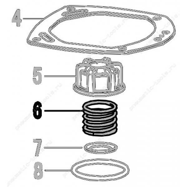 Запчасть 620 260 COMPRESSION SPRING Пружина CN70R-6