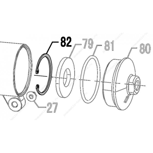 Запчасть 630 020 SNAP RING 52 Стопорное кольцо CN70R-73 CN80R-82 CN90R-82