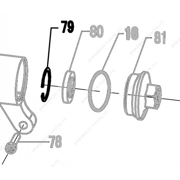 Запчасть 630 110 SNAP RING 32 Стопорное кольцо CN55R-79 CN57R-51 N851R-30 CRN45A-60
